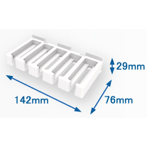 Coconi　アクセサリー　多目的ハンガーシリーズ ベルトハンガー　ホワイト