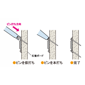 Coconi　関連アイテム / 適合棚柱 ピン打ち工具　ホワイト