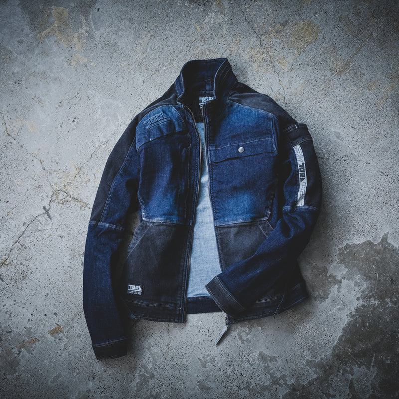 寅壱 8840-124 デニムブルゾン 置き画
