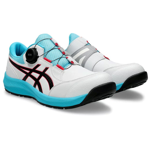asics ウィンジョブ® CP309 BOA® ホワイト×ブラック 全体