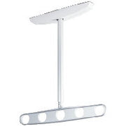 バルコニー物干金物　シルバー（1セット2本入）