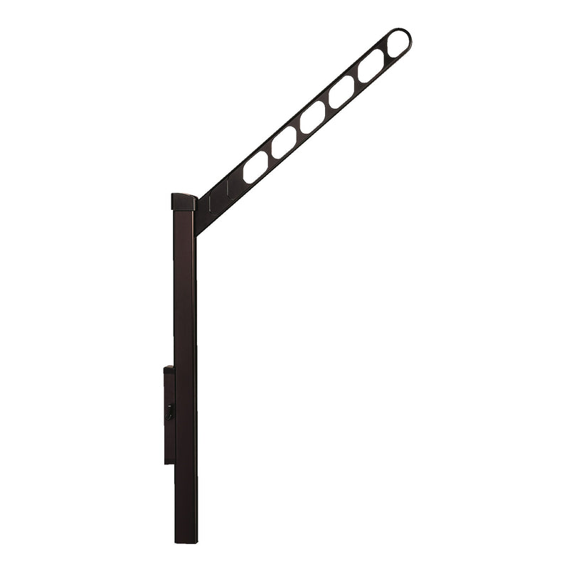 物干上下可動タイプ　ダークブロンズ（1セット2本入）