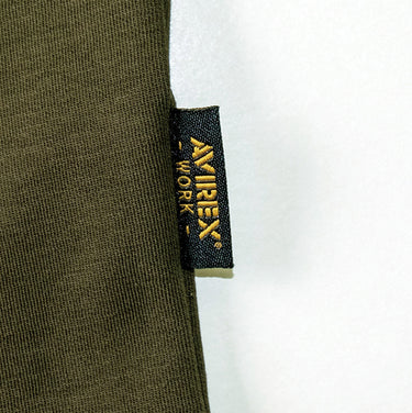 AVIREX WORK AV804 モックネックシャツ