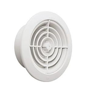 セイホウ　室内用換気口　樹脂製　丸形レジスター　前後スライド式　DK-75Ｍ8