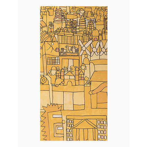 エコカラットセルフ　ART BRUT　YELLOW TOWN　ECSF‐1260S/57　ECSF‐9090S/57 1260セット