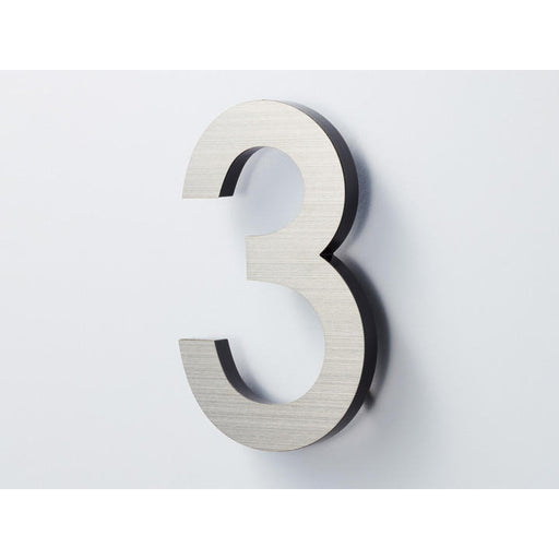 ステン切文字タイプ階数表示板　１番