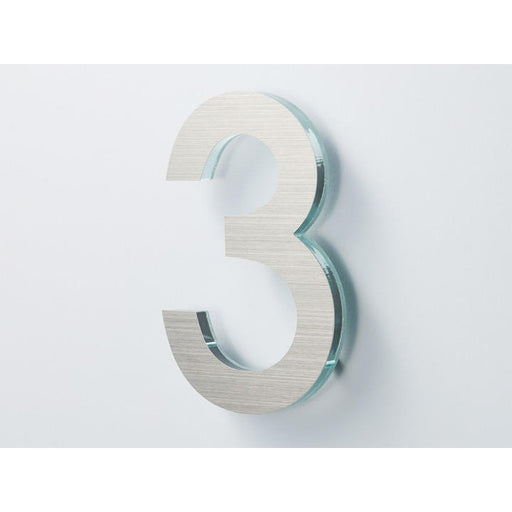 ステン切文字タイプ階数表示板　Ｂ番