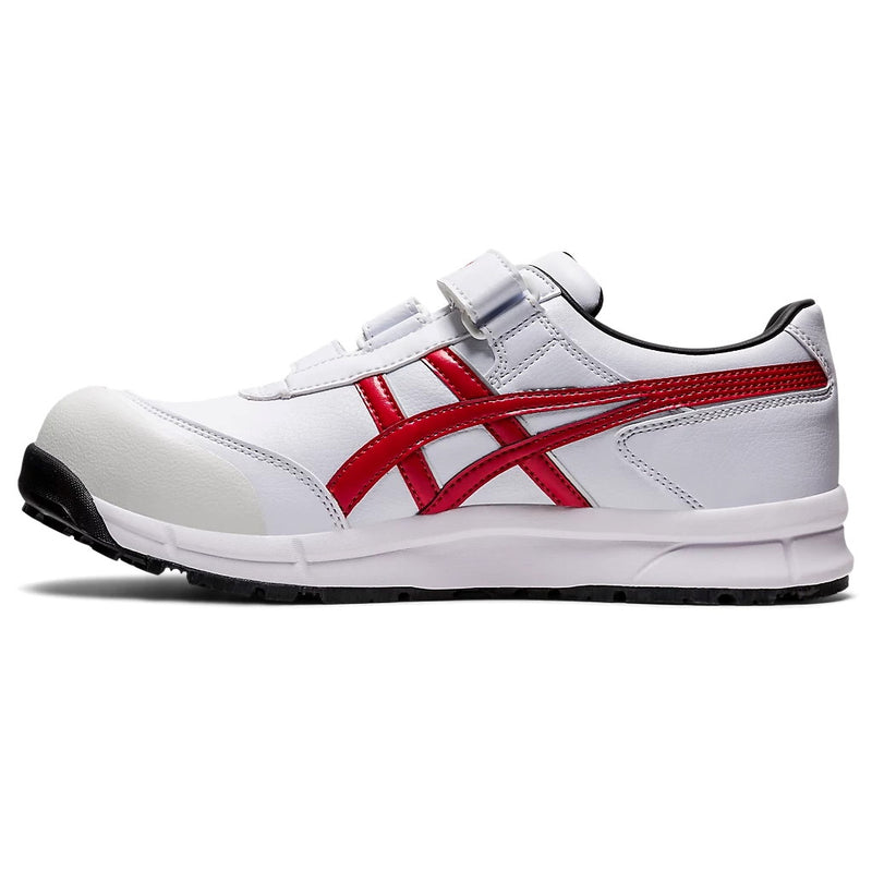 ウィンジョブ® CP301　3E相当　安全靴　ユニセックス　ホワイト×クラシックレッド 22.5㎝