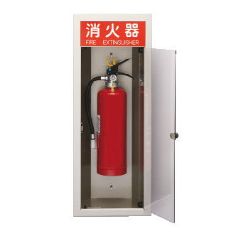 消火器ボックス（全埋込）Ｍ扉付メタリックグレー