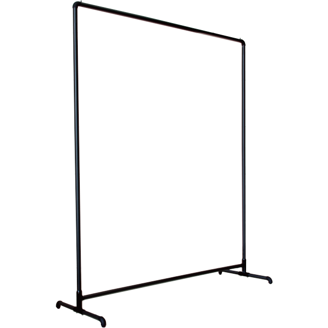飽きのこないシンプル形状　フレック　簡易組立式什器システム　アジャストタイプ　 インハンガー　自立型　スタンドアロンタイプ　【セット品】