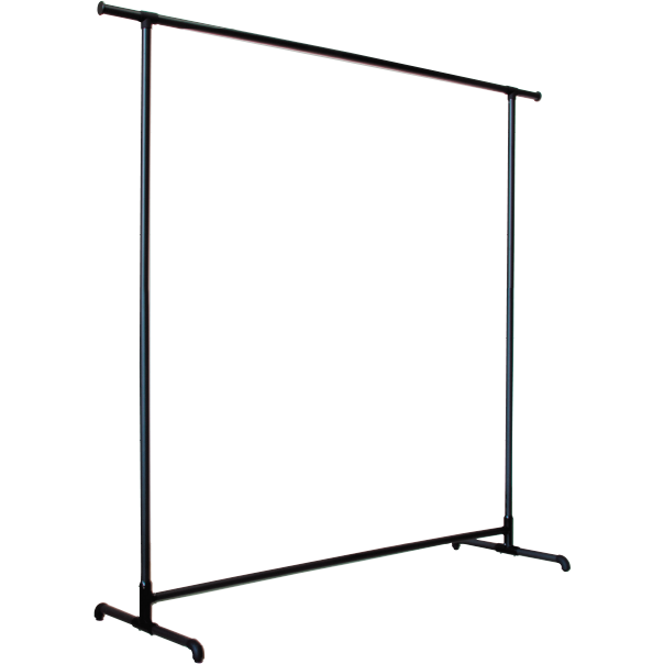 両エンドにもハンギングが可能　フレック　簡易組立式什器システム　アジャストタイプ　 オーバーハング　自立型　スタンドアロンタイプ　【セット品】