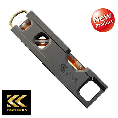 建築・土木・配管・プラント・設備据付け等の工事で　【黒金】アルミ水平器