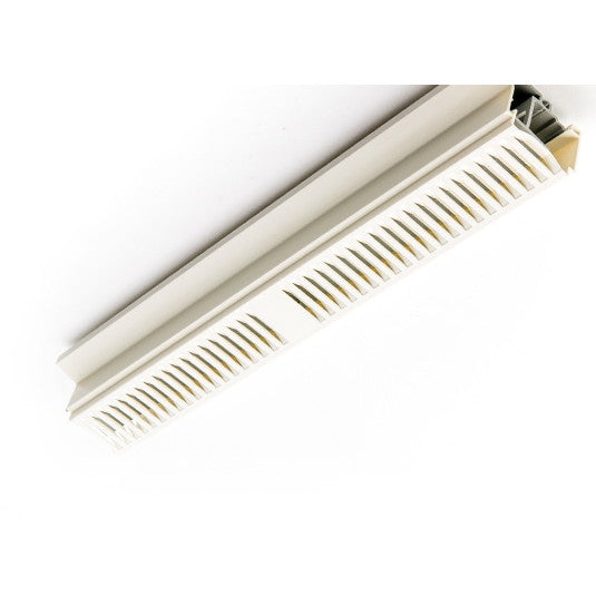 樹脂製 軒天換気材【軒ゼロタイプ】　エンドキャップ ホワイト