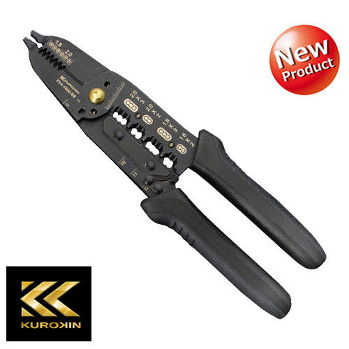 内線・外線工事など電気設備工事でのVA・VVF線の加工作業に最適【黒金】電工VAストリッパ