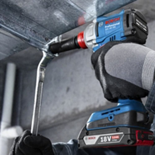 GDX18V-285 コードレスインパクトドライバー 5.0Ahバッテリ2個+充電器+キャリングケース＋インパクトソケット　18V対応 BOSCH