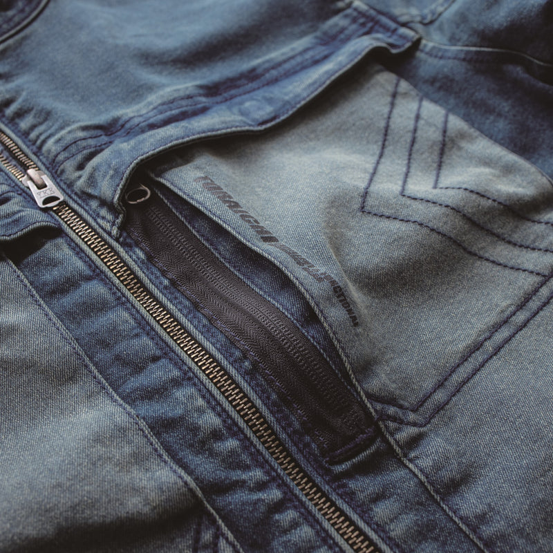 寅壱 8890-124 デニムワークジャケット 2024-25AW新作 胸ポケット