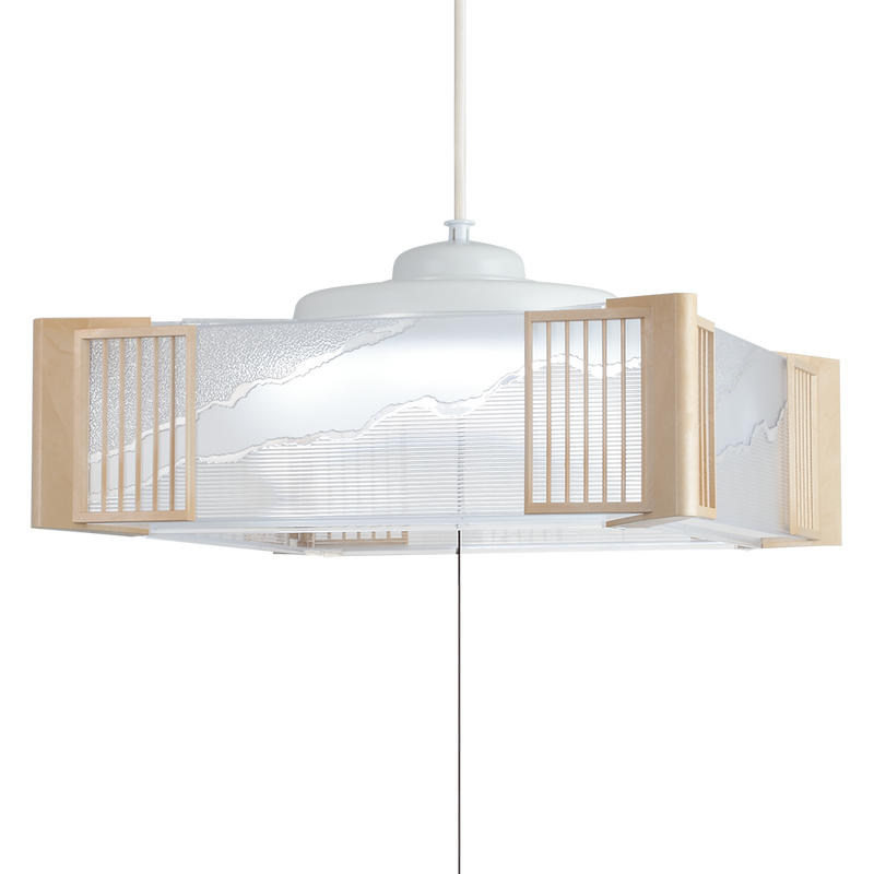 LEDペンダント　プルスイッチ式　コード式　和風　8畳用