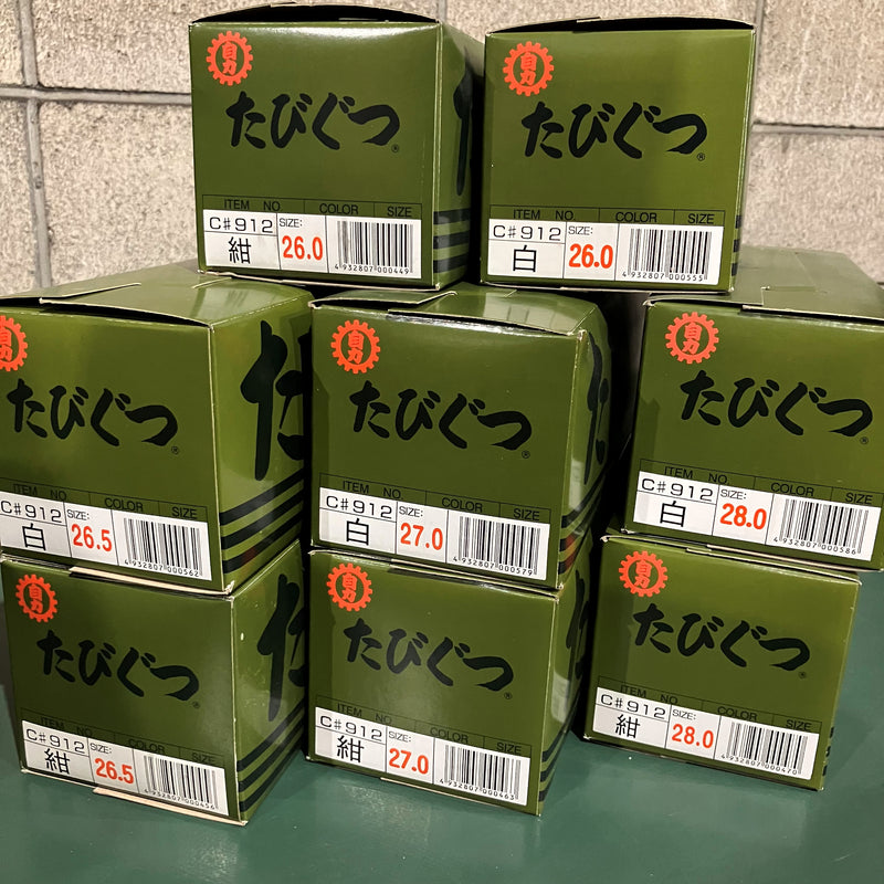 日進ゴム たびぐつ #912 2E相当 パッケージ