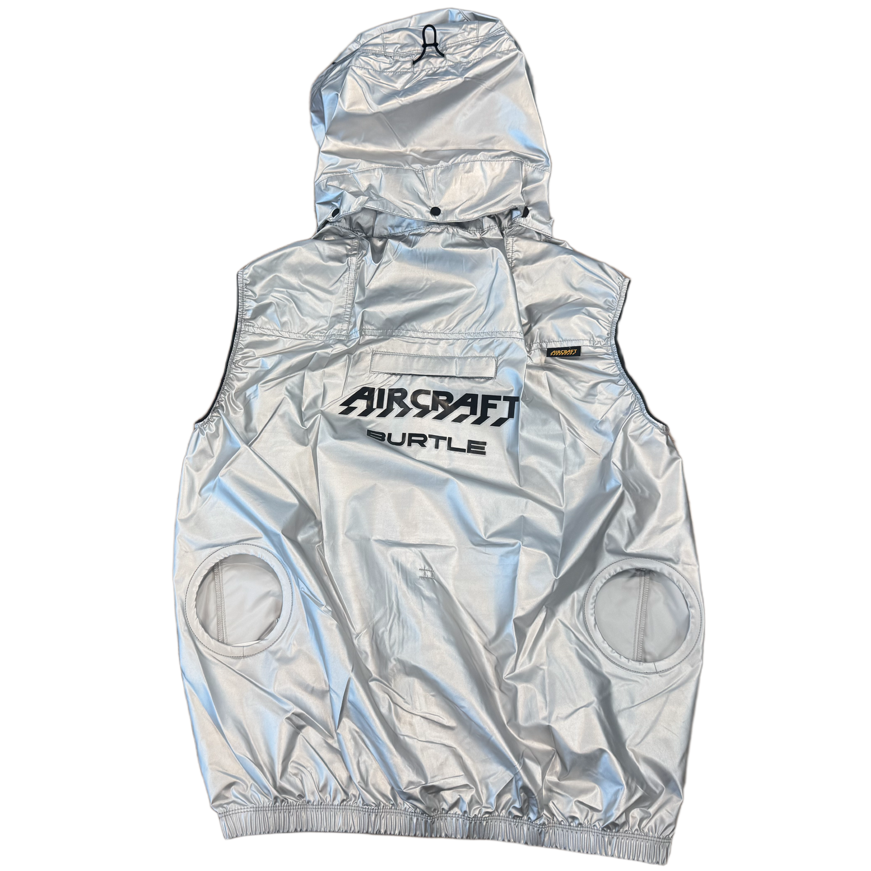 バートル 限定空調服 AC2094L メタリックシルバー ベスト + 最新 30V AC10 バッテリー・ファンセット LIMITEDカラー