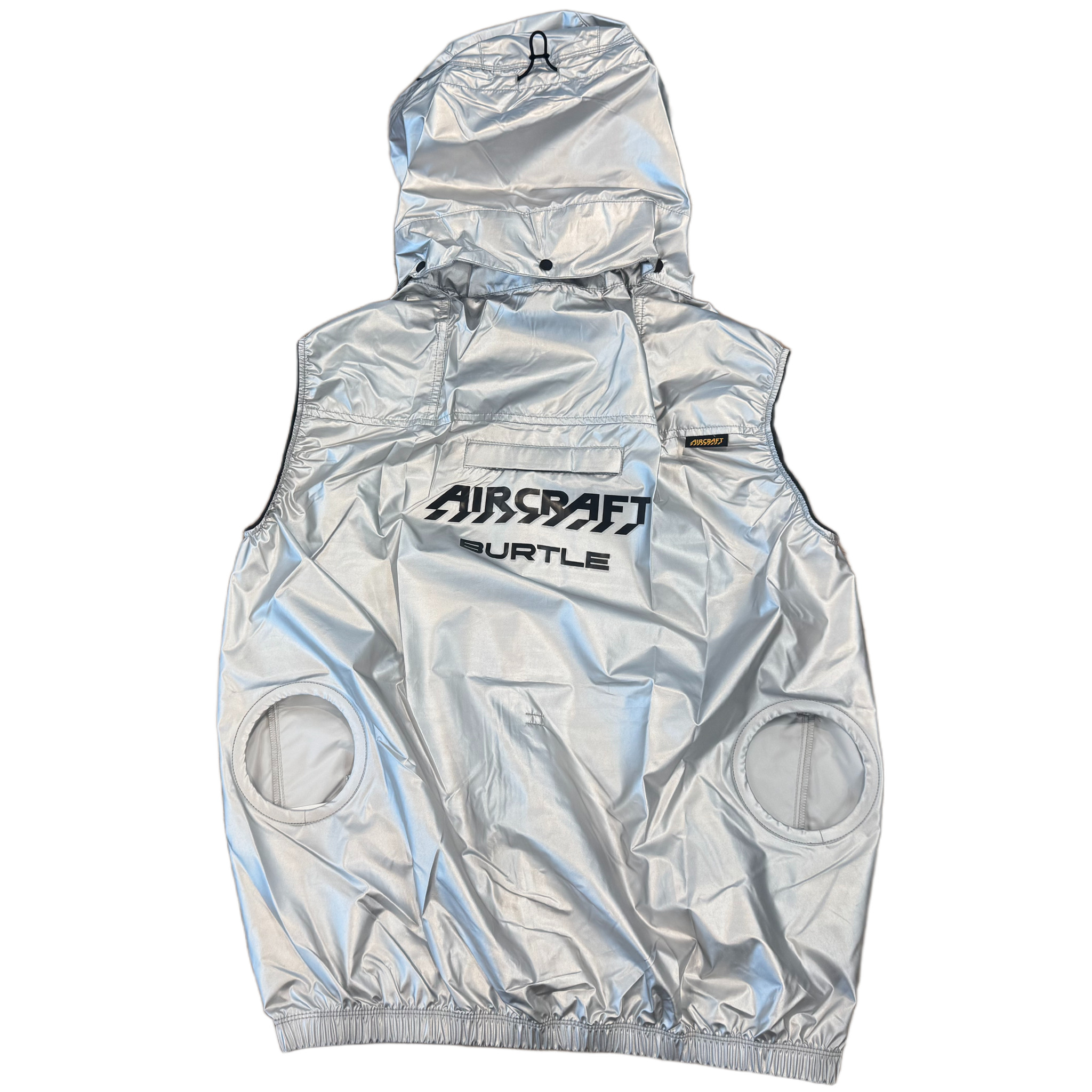 バートル 限定空調服 AC2094L メタリックシルバー ベスト + 最新 30V AC10 バッテリー・ファンセット LIMITEDカラー