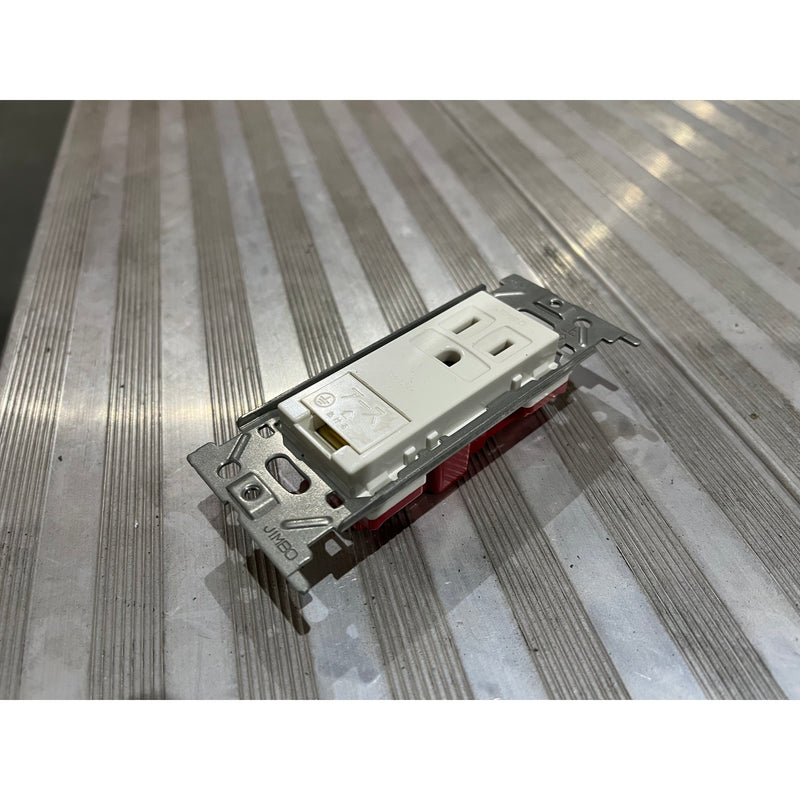 ＥＴ付接地ダブルコンセント JEC-BN-5GE PW