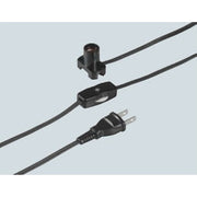 コード付ソケット 口金：E12 / ブラック