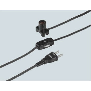 コード付ソケット 口金：E12 / ブラック