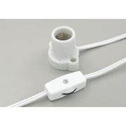 コード付ソケット 口金：E17 / ブラック