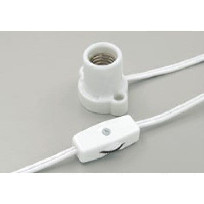 コード付ソケット 口金：E17 / ブラック