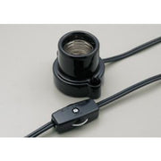 コード付ソケット 口金：E26 / ブラック