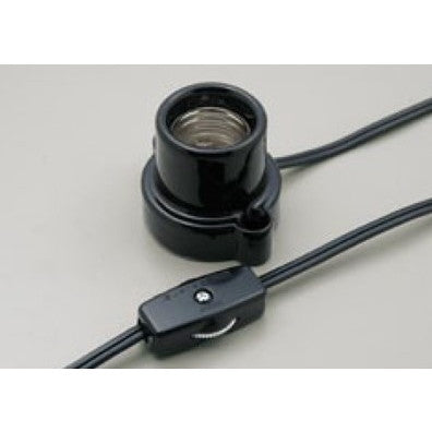 コード付ソケット 口金：E26 / ブラック