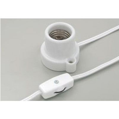 コード付ソケット 口金：E26 / ホワイト