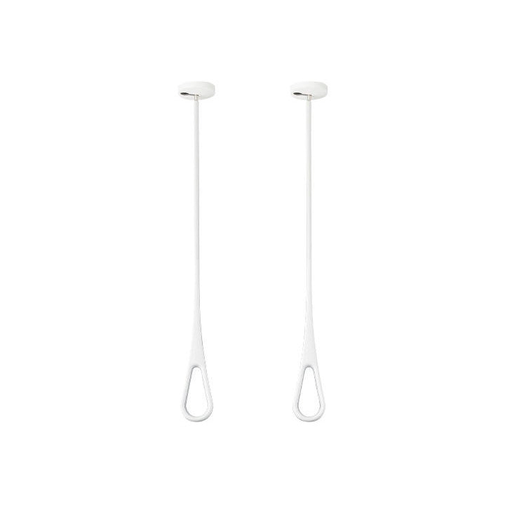 エアフープ2本セット　天井取付タイプホワイトグレー　KS-NRP020-MM-WGR