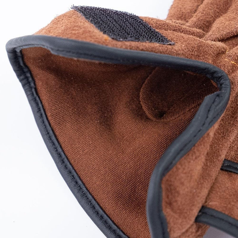 ★ボリュームアップ割　KS847　内綿オイルブラウン牛床革 手首ベルト　20双セット