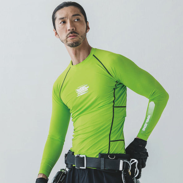 寅壱 7964-617 猛暑対策コンプレッション 長袖クルーネックTシャツ 2026SS新作