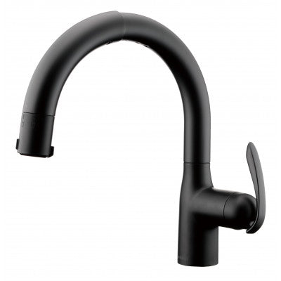 タカギ　LC102BN-3NT5 蛇口直結・一体型浄水器 大きなフライパンもストレスなく洗える ストレスフリーの操作性　ブラックマット