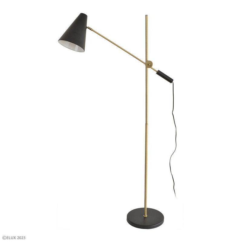 ELUX 照明 BROOK FLOOR ブルック・フロア ブラック