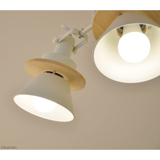 ELUX 照明 LC10967-WHCERON セロン 2灯シーリングスポット ホワイト