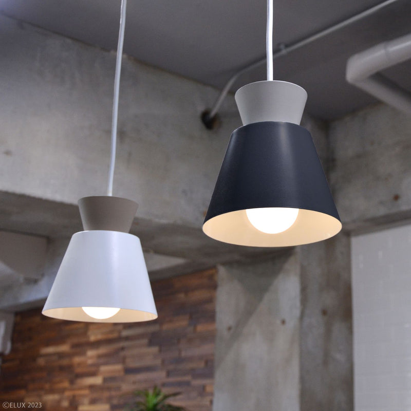 ELUX 照明 【NEW】BONIS ボニス 1灯ペンダントライト ブラック×グレー