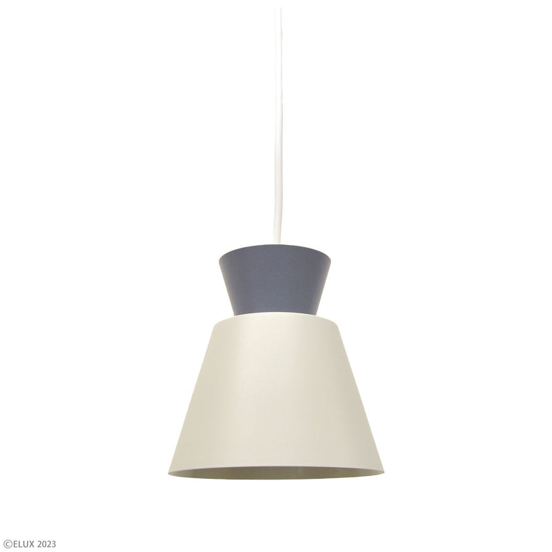 ELUX 照明 【NEW】BONIS ボニス 1灯ペンダントライト グレー×ダークグレー