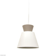 ELUX 照明 【NEW】BONIS ボニス 1灯ペンダントライト ホワイト×グレージュ