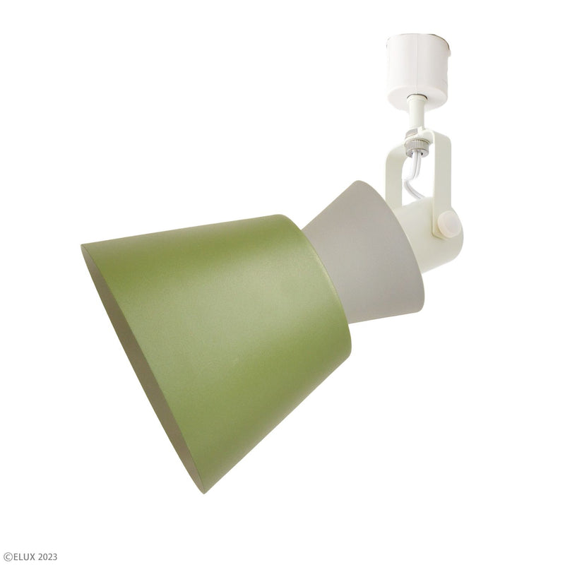 ELUX 照明 【NEW】BONIS ボニス 1灯ダクトレールスポットライト オリーブ×グレー