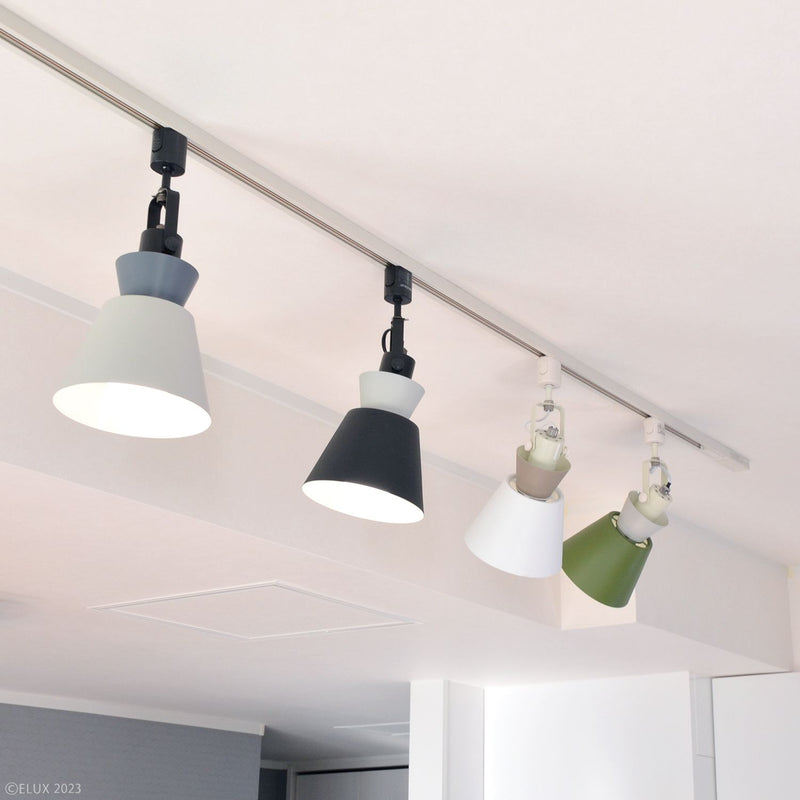 ELUX 照明 【NEW】BONIS ボニス 1灯ダクトレールスポットライト オリーブ×グレー