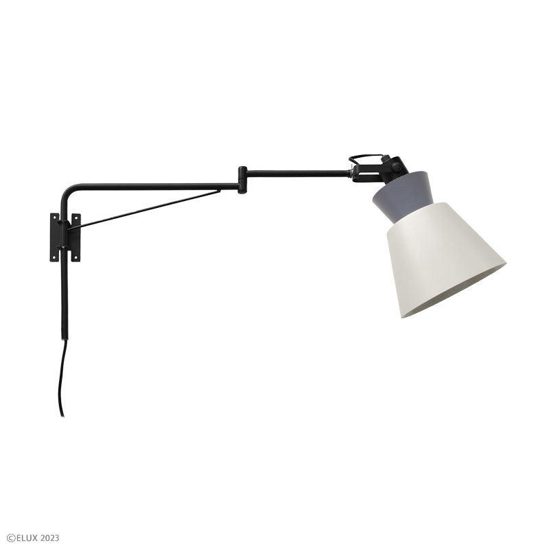 ELUX 照明 【NEW】BONIS ボニス 1灯アームブラケットライト グレー×ダークグレー