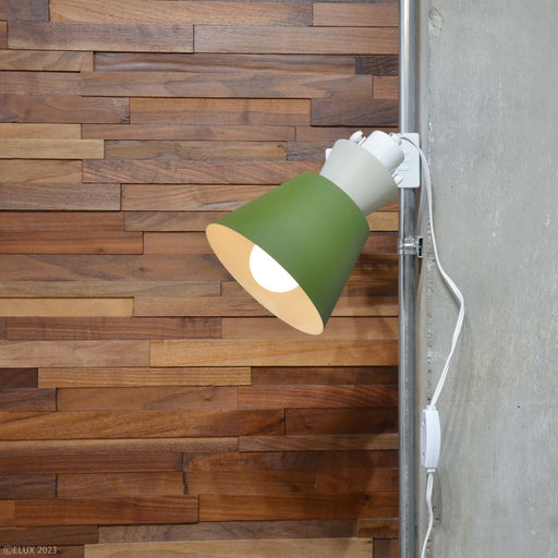 ELUX 照明 【NEW】BONIS ボニス 1灯クリップライト オリーブ×グレー