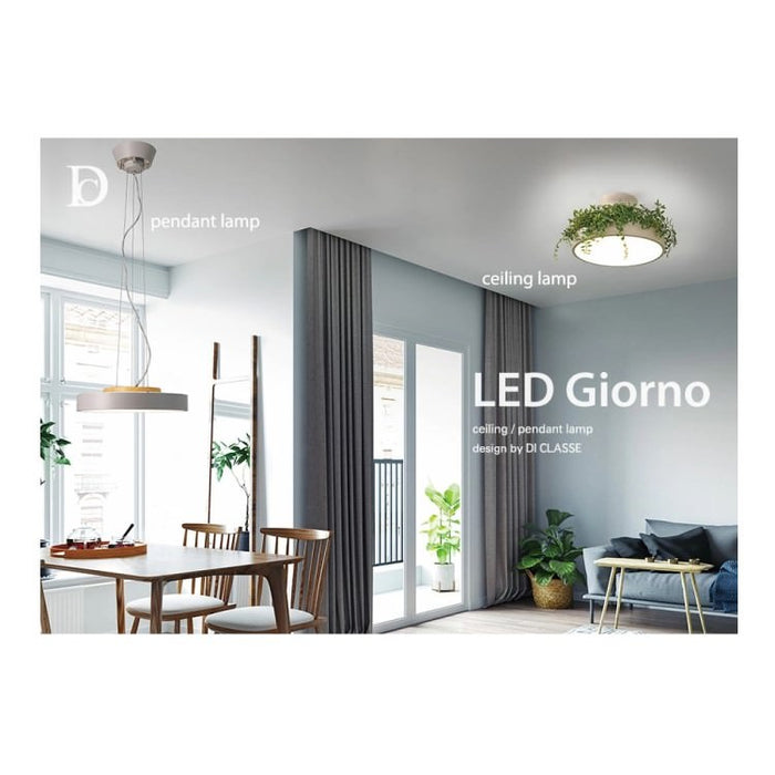 DI CLASSE(ディクラッセ)のLEDシーリングランプ｜ Giorno ceiling pendant lamp GY ジョルノ ウォームグレー