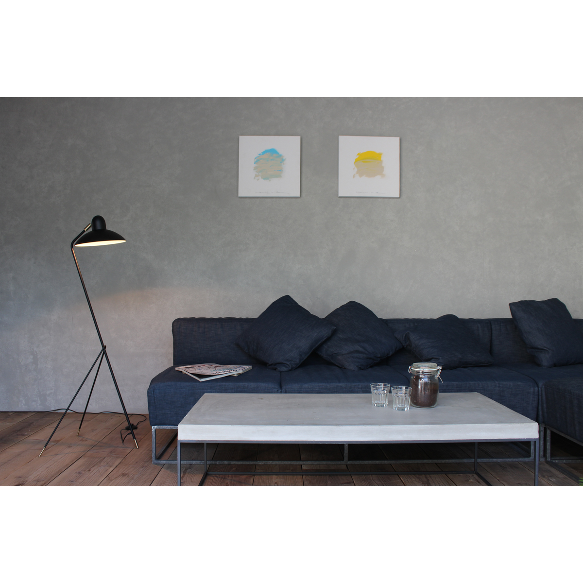 美品 DI CLASSE Arles フロアランプ ブラック 間接照明 北欧 DI CLASSE LF4472BK フロアランプ Arles F/L BK アルル ブラック