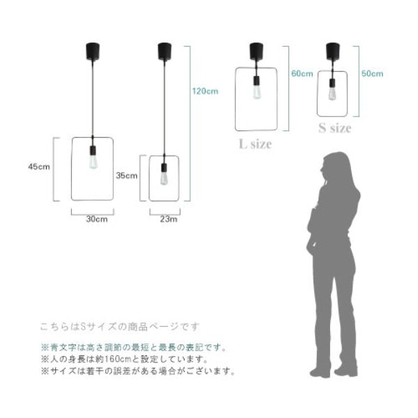 DI CLASSE(ディクラッセ)のペンダントランプ｜Scenario L P/L シェナーリオL ブラック