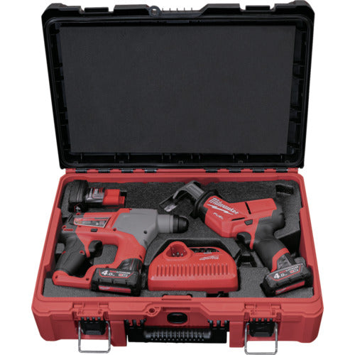 milwaukee M12FPP2BT403PJP M12 FUEL パワーパック（13mm SDS-PLUS ンマードリル、レシプロソー）