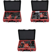milwaukee M18FPP3AE533PJP M18 FUELパワーパック（ハンマードリル、コンパクトレシプロソー、１００ｍｍ変速ディスクグラインダー）
